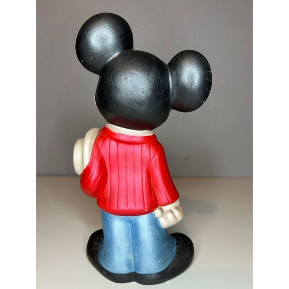 Vintage Disney Mickey Mouse & Minnie Mouse Ceramic Figurines Collectible 9'' - Picture 4 of 10